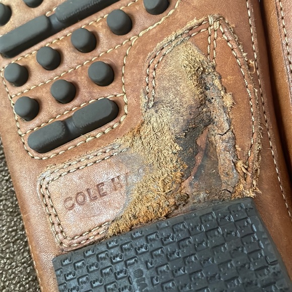 Men’s Cole Haan Brown Tan Leather Penny Loafers Size 12 M - Picture 10 of 12